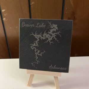 Arkansas Lake Laser Engraved Slate Coasters - Wholesale Set of 4 - Multiple Choice - Image 6