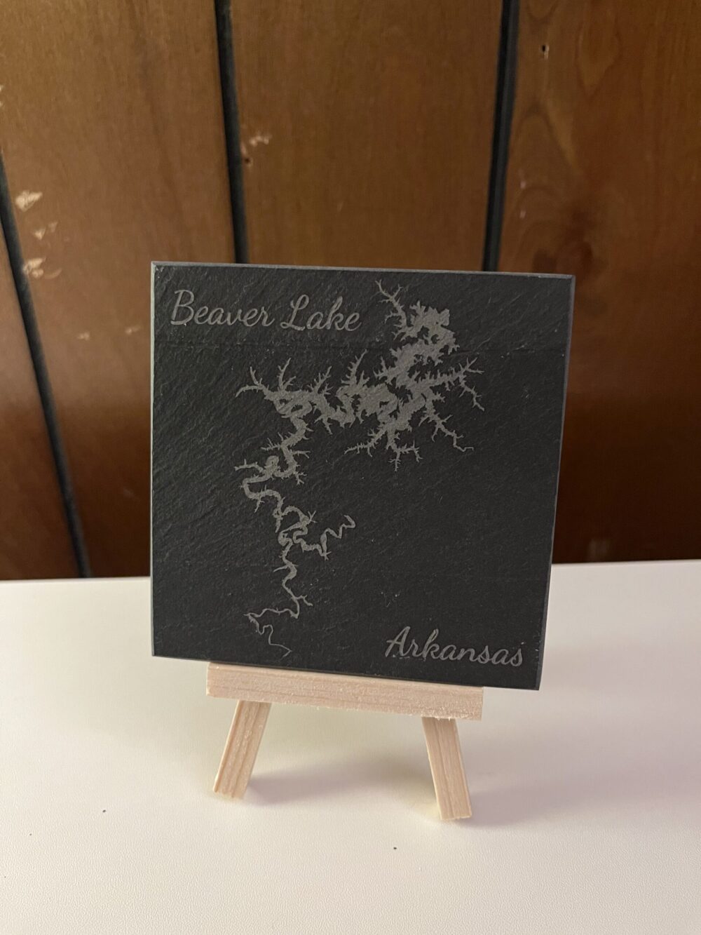 Arkansas Lake Laser Engraved Slate Coasters - Wholesale Set of 4 - Multiple Choice - Image 6