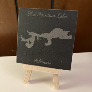 Arkansas Lake Laser Engraved Slate Coasters - Wholesale Set of 4 - Multiple Choice - Image 4