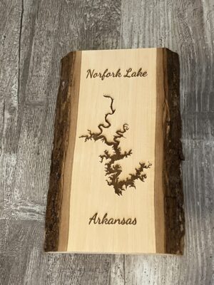 Norfork Lake Arkansas - Live Edge Basswood