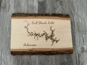 Bull Shoals Lake Arkansas - Live Edge Basswood