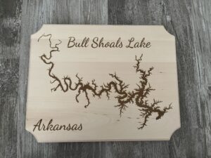 Bull Shoals Lake - Basswood Wall Art